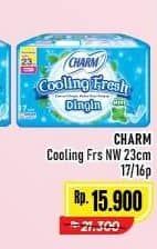 Promo Harga Charm Extra Comfort Cooling Fresh NonWing 23cm 16 pcs - Alfamart