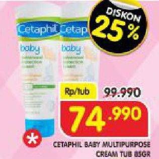 Promo Harga CETAPHIL Baby Advanced Protection Cream With Organic Calendula 85 gr - Superindo