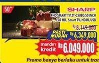 Promo Harga SHARP 2T-C50BG | LED TV 50"  - Hypermart