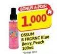 Promo Harga Ossum Body Mist Blueberry, Peach 100 ml - Alfamidi