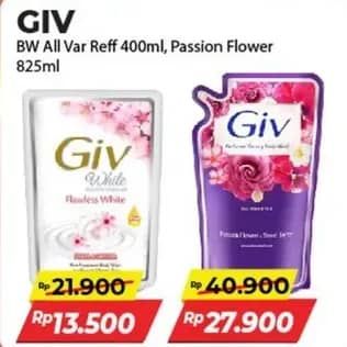 Promo Harga GIV Body Wash All Variants 825 ml - Alfamart