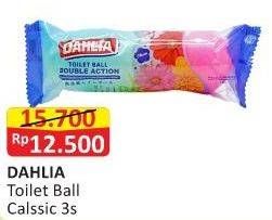 Promo Harga DAHLIA Toilet Color Ball Classic 200 gr - Alfamart