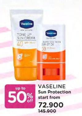 Promo Harga VASELINE Daily Sun Care  - Watsons