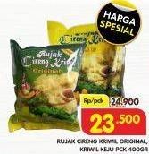 Promo Harga Rujak Cireng Kriwil Original, Keju 400 gr - Superindo