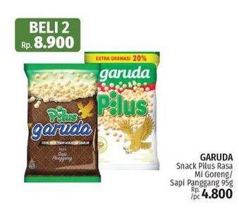Promo Harga Garuda Snack Pilus Mi Goreng, Sapi Panggang 95 gr - LotteMart