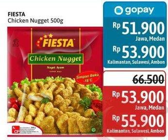 Promo Harga Fiesta Naget Chicken Nugget 500 gr - Alfamidi