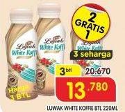 Promo Harga Luwak White Koffie Ready To Drink Original 220 ml - Superindo