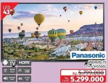 Promo Harga PANASONIC TH-43HS500G | Android TV  - Lotte Grosir