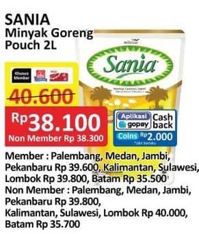 Promo Harga Sania Minyak Goreng 2000 ml - Alfamart