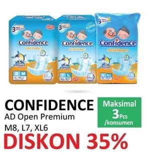 Promo Harga Confidence Adult Diapers Perekat M8, L7, XL6  - Yogya