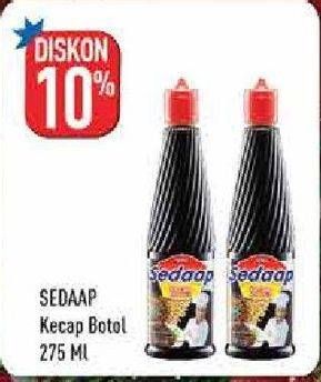 Promo Harga SEDAAP Kecap Manis 275 ml - Hypermart