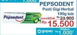 Promo Harga Pepsodent Pasta Gigi Action 123 Herbal 190 gr - Indomaret