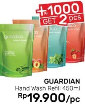 Promo Harga GUARDIAN Hand Wash 450 ml - Guardian