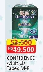 Promo Harga Confidence Adult Diapers Classic Night M8 8 pcs - Alfamart