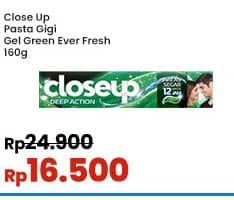 Promo Harga Close Up Pasta Gigi Everfresh Menthol Fresh 160 gr - Indomaret