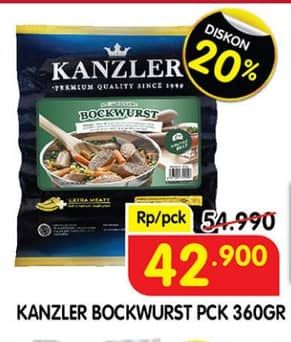 Promo Harga Kanzler Bockwurst 360 gr - Superindo