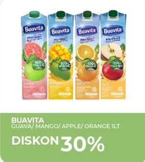 Promo Harga Buavita Fresh Juice Mango, Guava, Apple, Orange 1000 ml - Yogya
