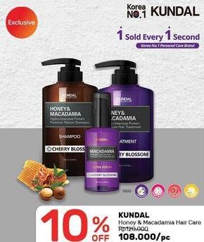 Promo Harga KUNDAL Honey & Macadamia All Hair Care Product  - Guardian