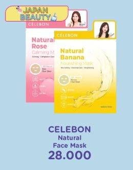Promo Harga CELEBON Masker Natural Banana, Rose  - Watsons