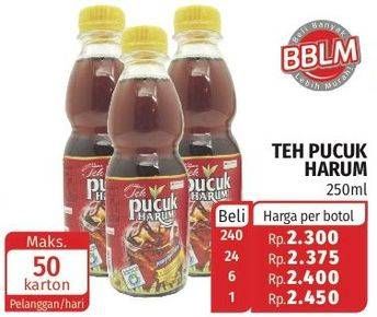 Promo Harga TEH PUCUK HARUM Minuman Teh 250 ml - Lotte Grosir