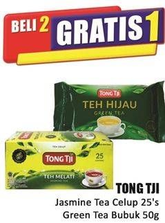 Tong Tji Jasmine Tea Celup 25's / Green Tea Bubuk 50g