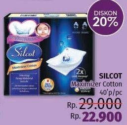 Promo Harga SILCOT Maximizer Cotton 40 pcs - LotteMart