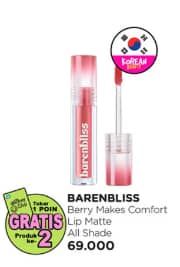 Promo Harga Barenbliss Berry Makes Comfort Lip Matte All Variants  - Watsons