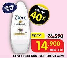 Promo Harga Dove Deo Roll On All Variants 40 ml - Superindo