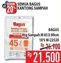 Promo Harga BAGUS Kantong Sampah W22520 10 pcs - Hypermart