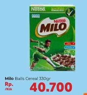 Promo Harga MILO Cereal Balls 330 gr - Carrefour