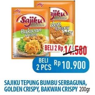 Promo Harga Ajinomoto Sajiku Tepung Bumbu Serbaguna 240 gr - Hypermart
