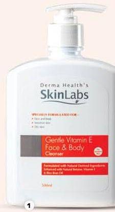 Promo Harga SKIN LABS Gentle Vitamin E Face & Body Cleanser 500 ml - Guardian