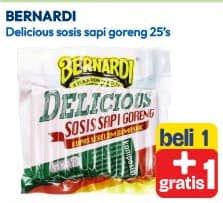 Promo Harga Bernardi Delicious Sosis Sapi Goreng 750 gr - Hypermart