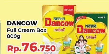 Promo Harga Dancow FortiGro Susu Bubuk Full Cream 800 gr - Yogya