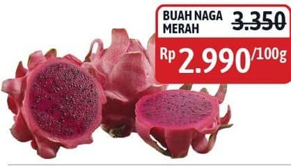 Promo Harga Buah Naga Merah per 100 gr - Alfamidi