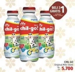 Promo Harga MORINAGA Chil Go UHT Vanila 140 ml - LotteMart