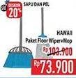 Promo Harga hawaii Mop + Floor Wiper  - Hypermart