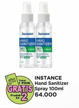 Promo Harga Instance Hand Sanitizer Liquid Spray 100 ml - Watsons