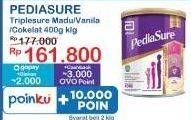 Promo Harga Pediasure Triplesure Vanila, Madu, Cokelat 400 gr - Indomaret