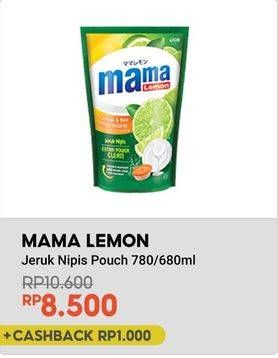 Promo Harga Mama Lemon Cairan Pencuci Piring Jeruk Nipis 680 ml - Indomaret