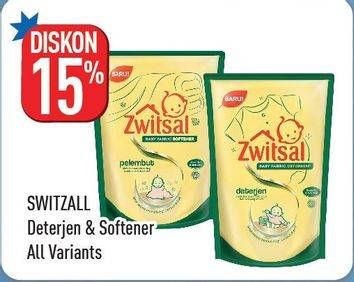 Promo Harga ZWITSAL Baby Fabric Detergent/Softener  - Hypermart