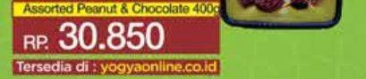 Promo Harga Biskitop Assorted Biscuits Peanut, Chocolate 400 gr - Yogya
