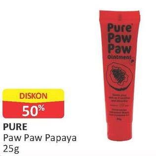 Promo Harga PURE PAW PAW Ointment Papaya 25 gr - Alfamart