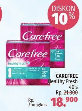 Promo Harga CAREFREE Healthy Fresh 40 pcs - Indomaret
