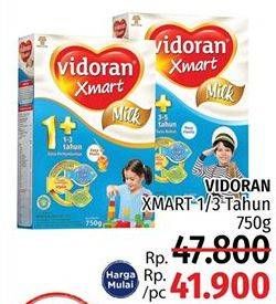 Promo Harga VIDORAN Xmart 1+/Xmart 3+ 750 gr - LotteMart