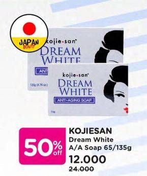 Promo Harga KOJIE SAN Dream White Soap 65 gr - Watsons