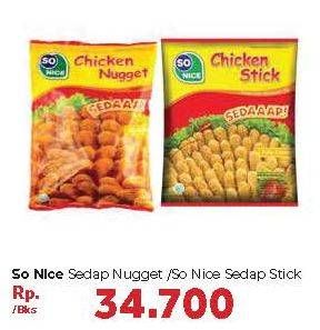 Promo Harga Sedaap Chicken Nugget/ Stick  - Carrefour
