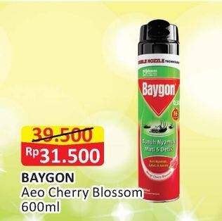 Promo Harga BAYGON Insektisida Spray Cherry Blossom 600 ml - Alfamart