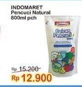 Promo Harga INDOMARET Cairan Pencuci Natural Jeruk Nipis, Citrus Daun Mint 800 ml - Indomaret