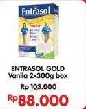Promo Harga ENTRASOL Gold Susu Bubuk 600 gr - Indomaret
